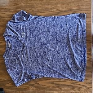 Blue Under Armour V-neck T-shirt